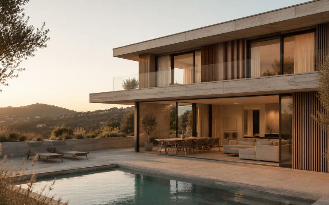 Villa in Hanglage neu interpretiert für zeitgemäßes Wohnen